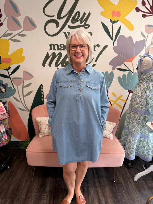 Fall Denim Dress