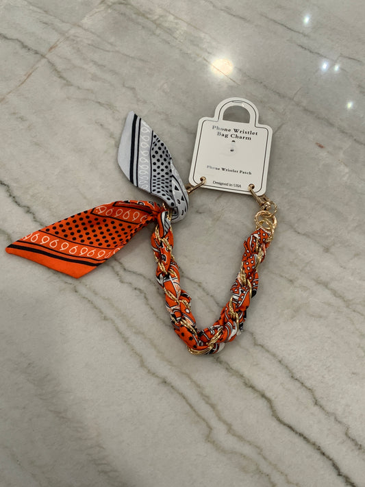 Scarf Phone Wristlet OSU Vibes