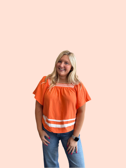 Grace & Game Day Blouse