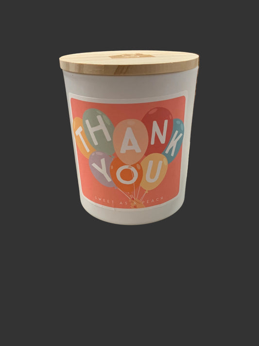 Thank You Balloons Candle