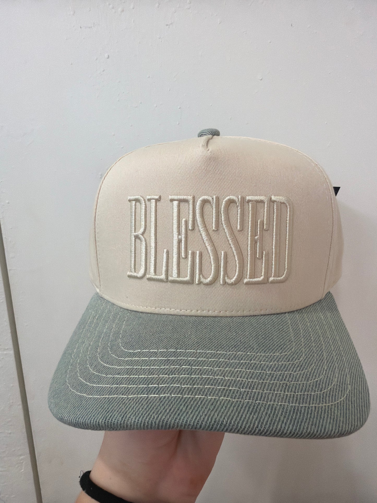 BLESSED Denim Hat (117)