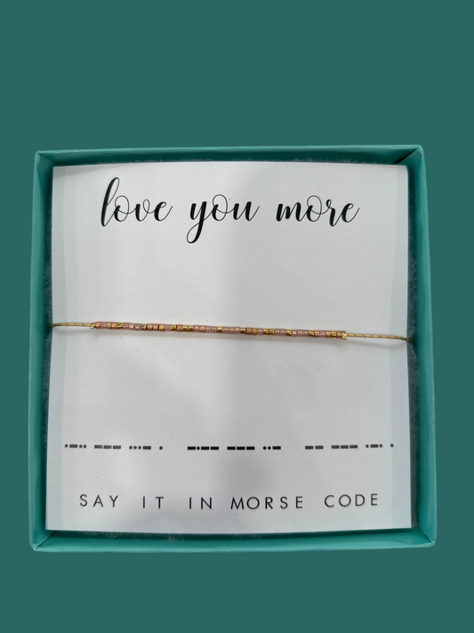 Love You More Bracelet - Dot & Dash