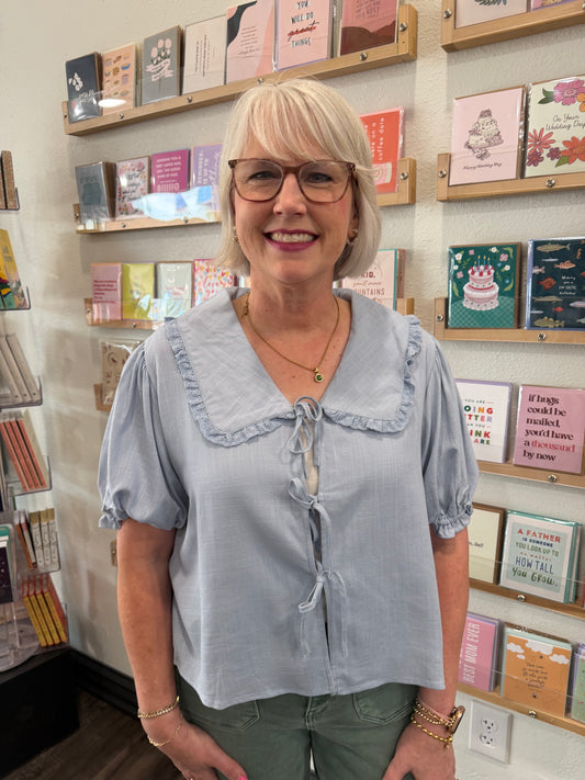 The Carolina Sky Blouse