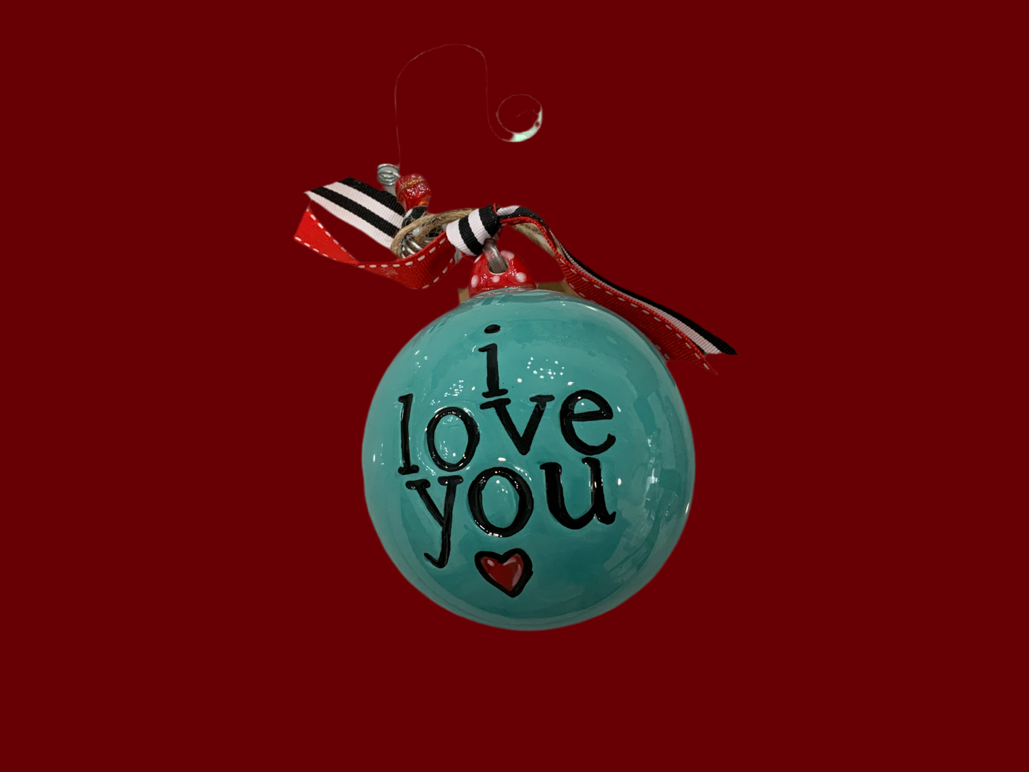 I love you mom ornament