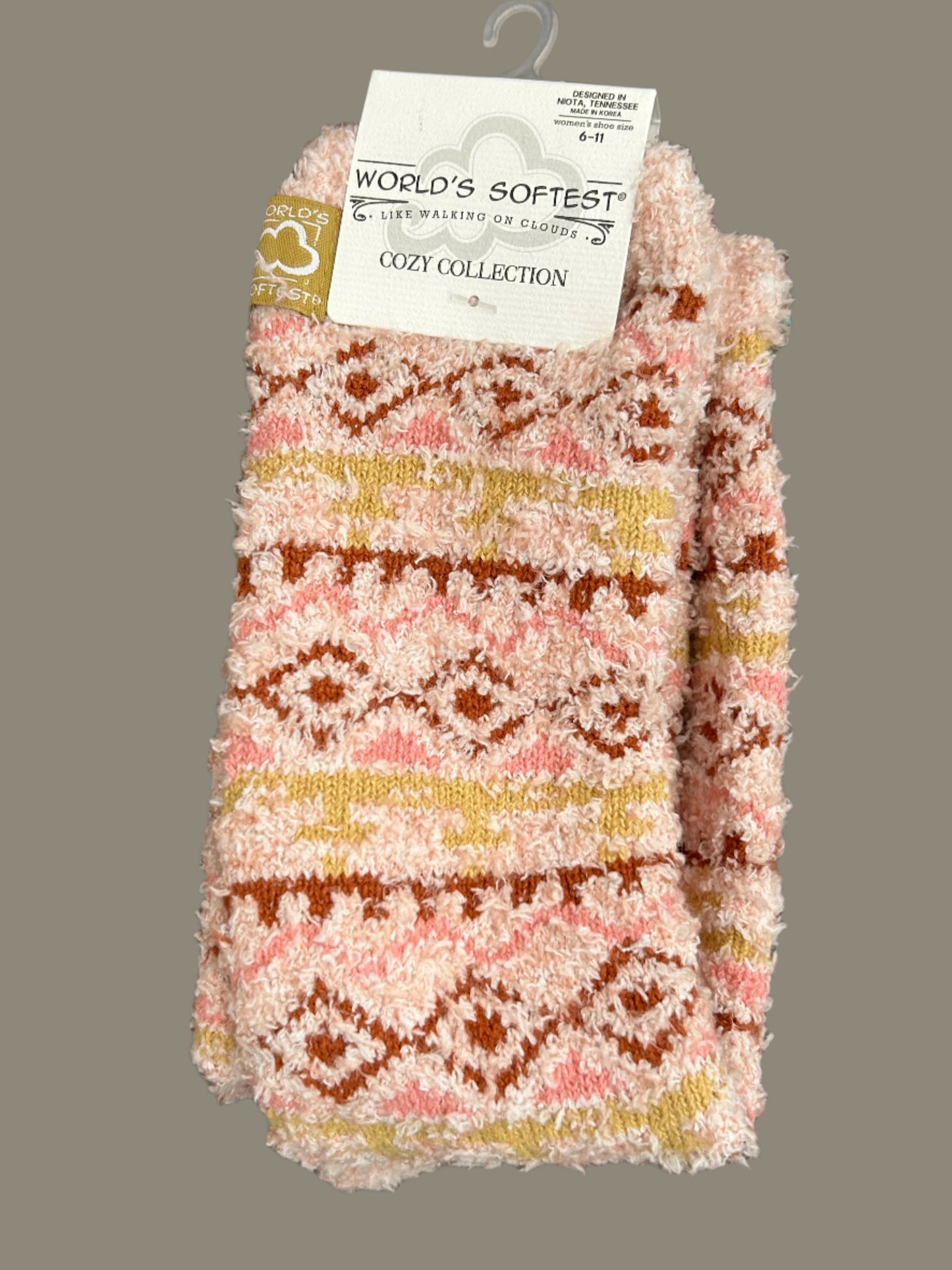 Brandy Cozy Crew Socks