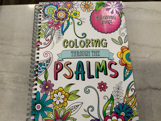 Spiral Coloring Book Psalms