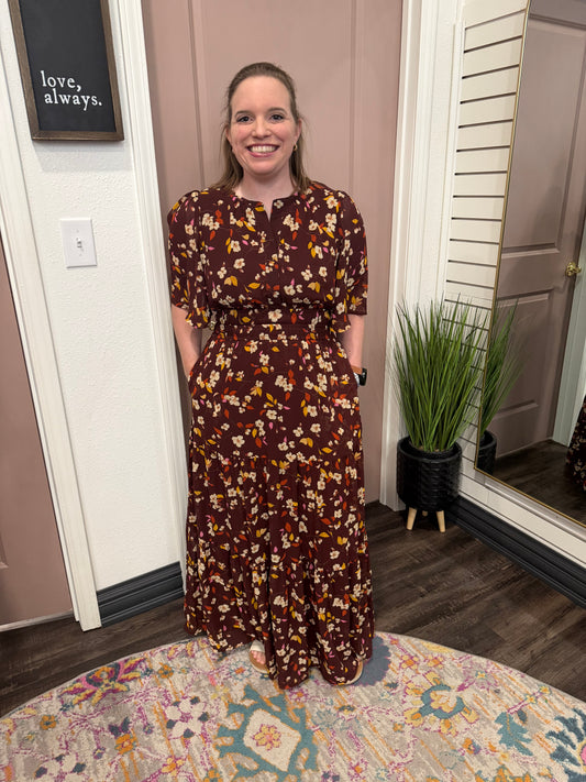 The Chestnut Grove Maxi Dress