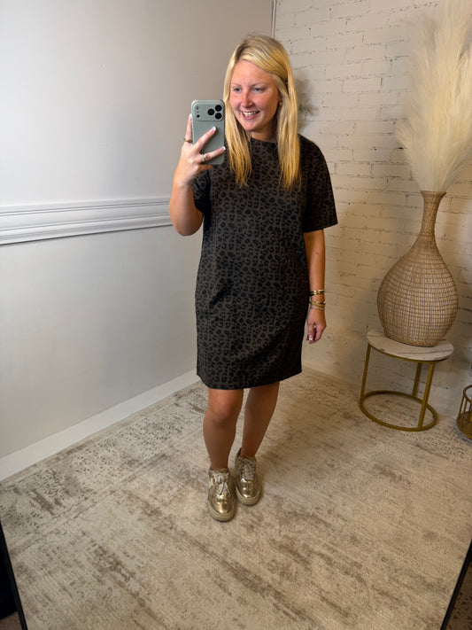 Out & About Cheetah Dress
