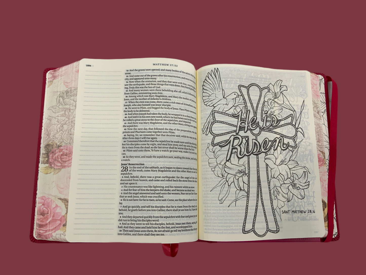 My Creative Bible KJV pink