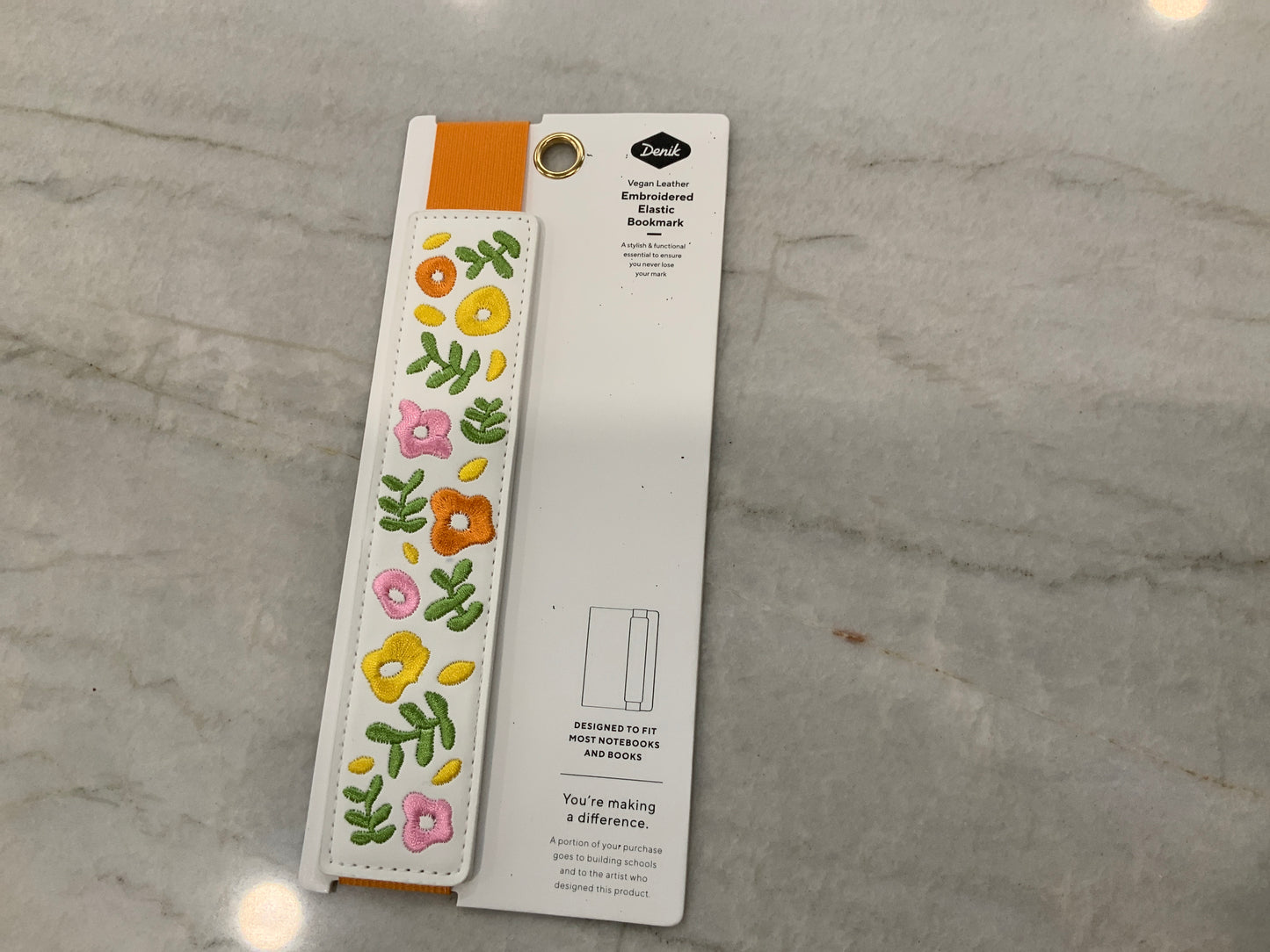 Spring Garden Elastic Bookmark