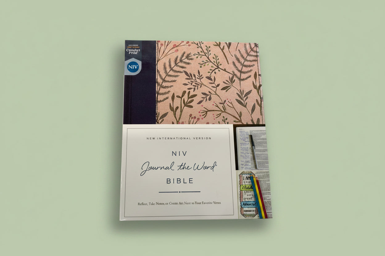 NIV Journal The Word Blue Floral