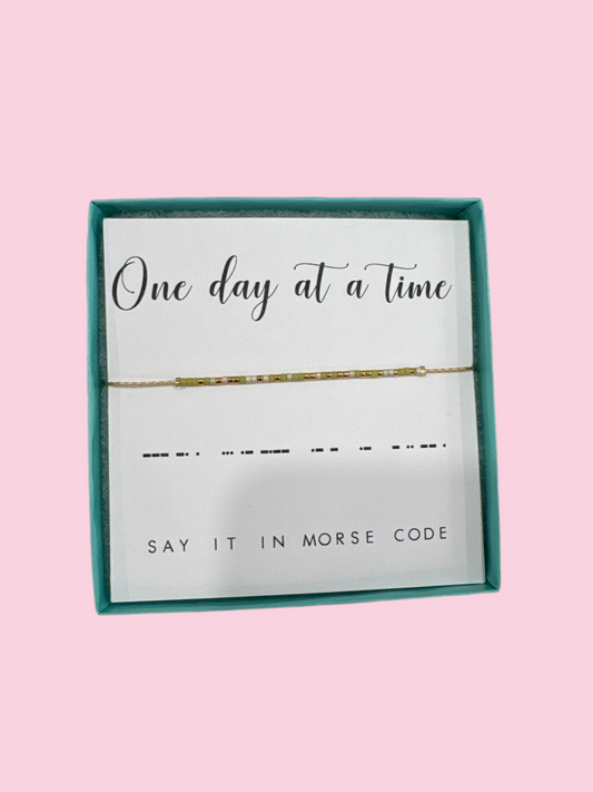 One Day At a Time Bracelet - Dot & Dash