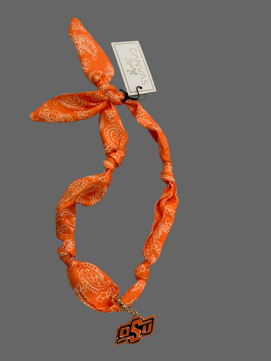 OSU Bandanna Necklace