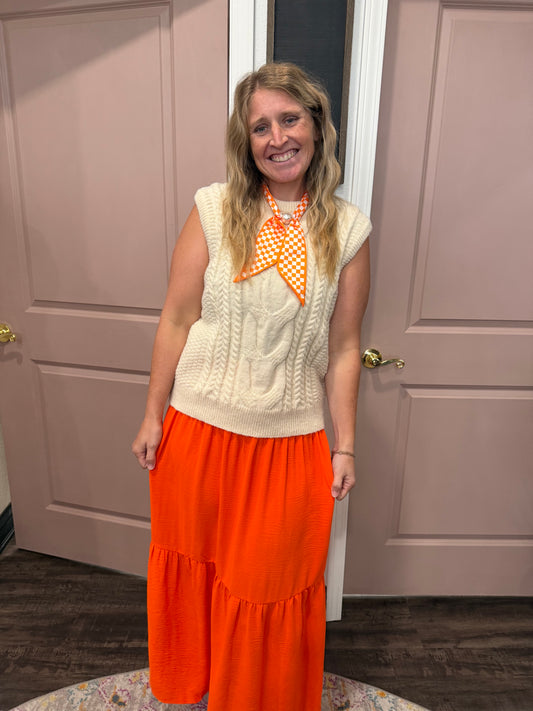 Gold Hour Orange Skirt