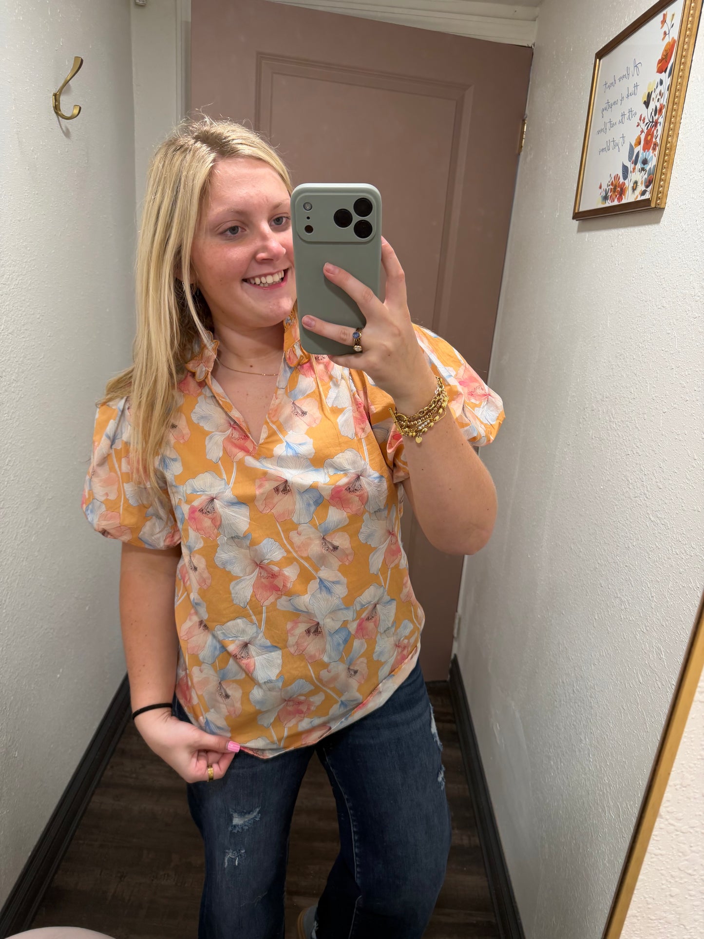 Citrus Blossom Blouse (117)
