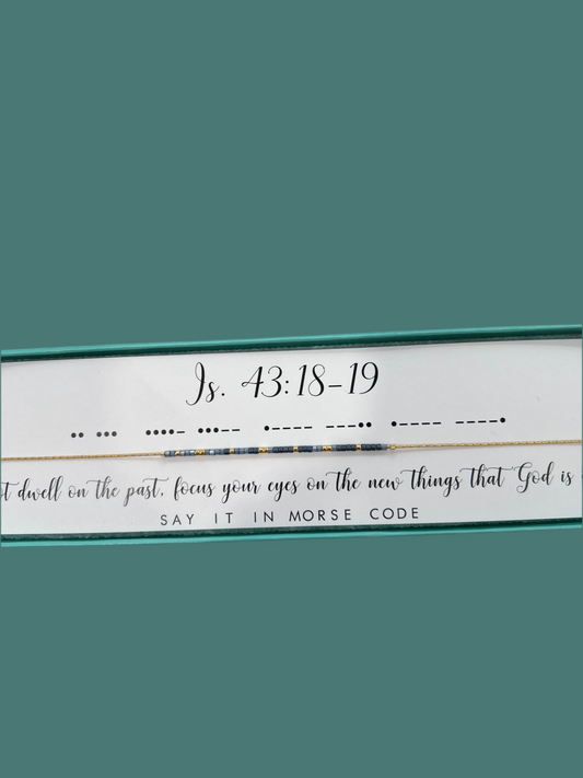Isaiah 43:18-19 Necklace - Dot & Dash