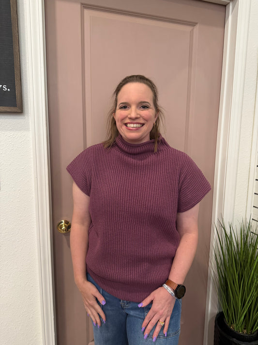 Plum Pretty Sweater (117)