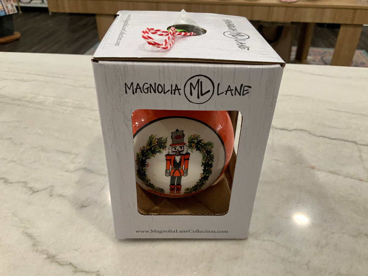 Nutcracker round OSU ornament