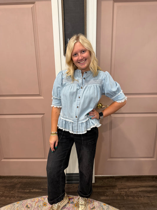 The Westlyn Denim Top