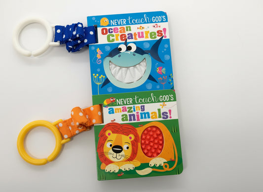 Never Touch God’s Clip On Stroller gift set