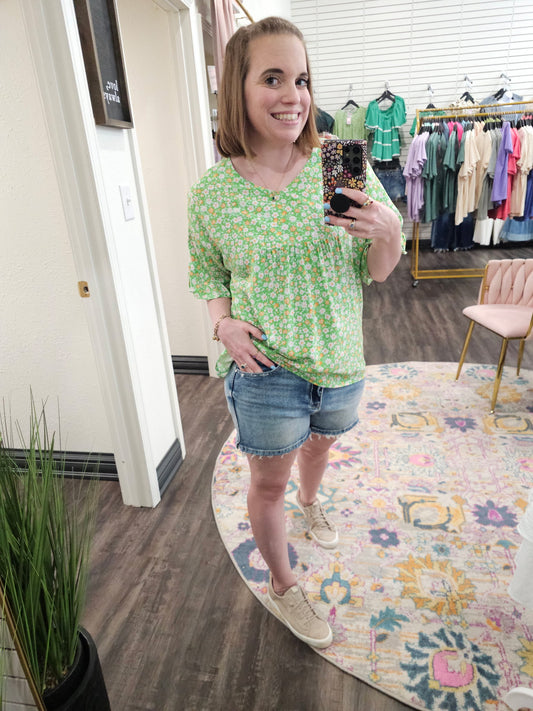 Weekend Breeze Denim Shorts
