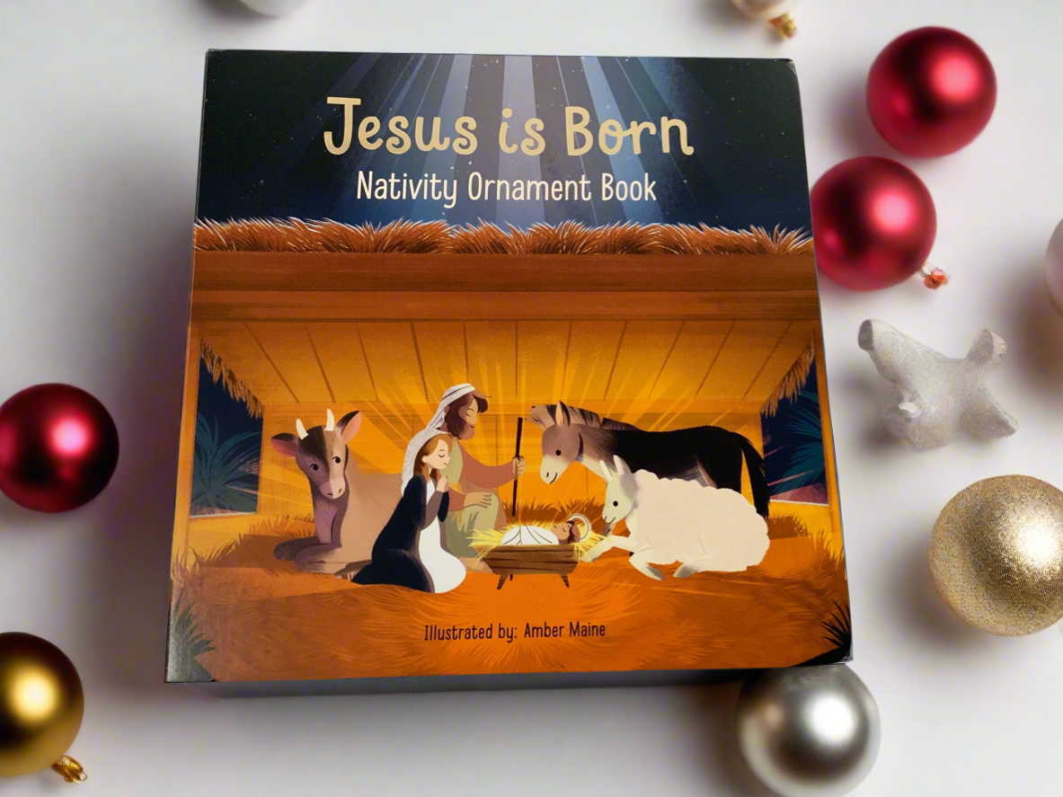 Jesus is Born Nativity Ornament Book
