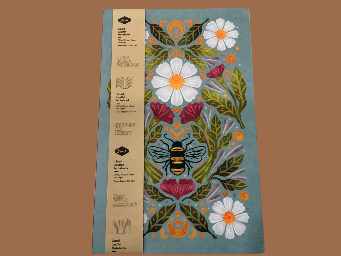 Honey Bee Tea Soft Notebook