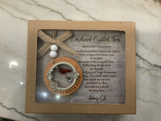 Cardinal Memorial Ornament