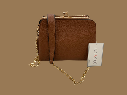 Clutch & More Crossbody Brown