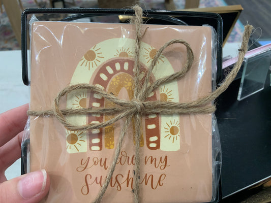 You are my sunshine coasters