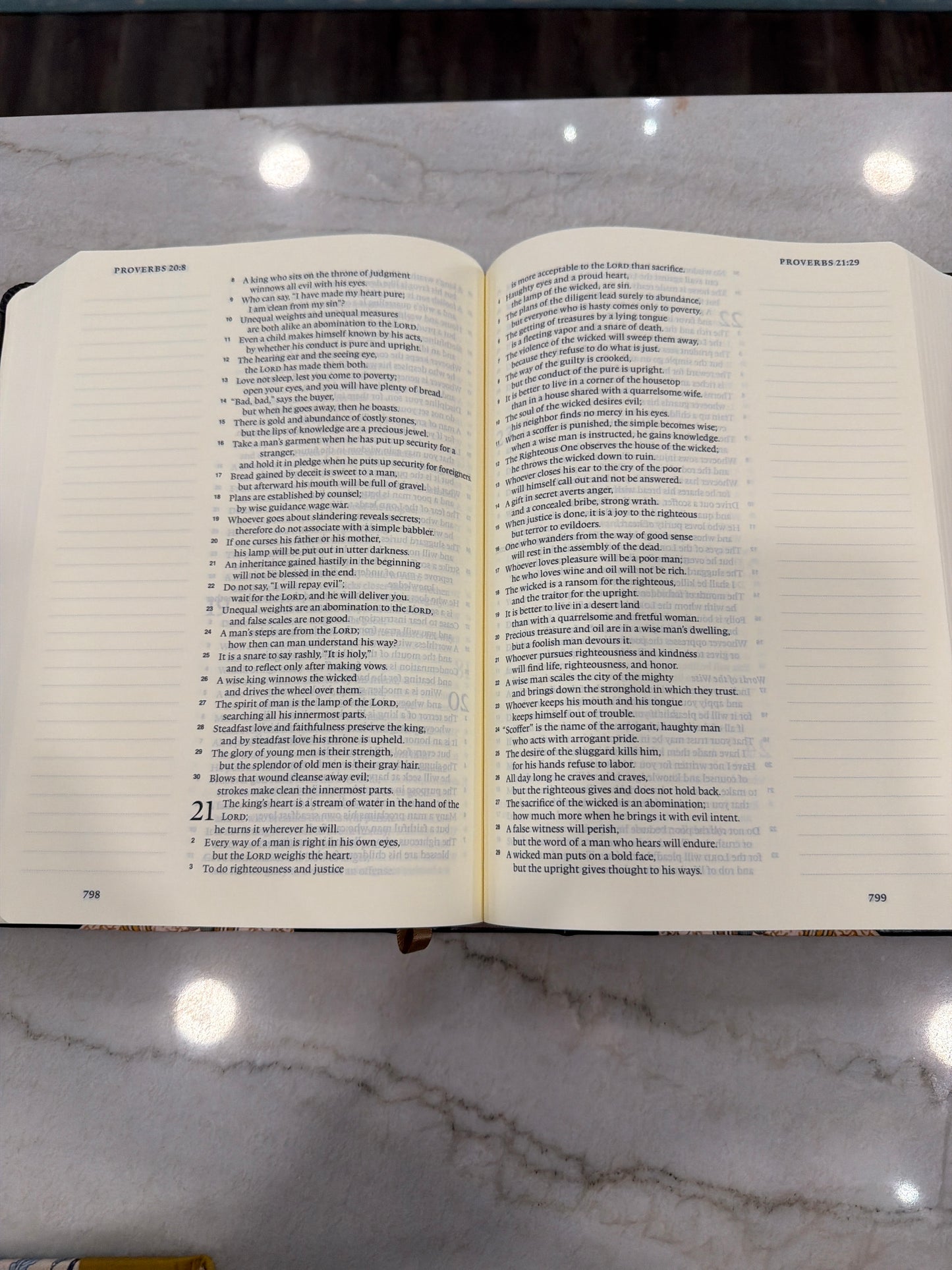 Large Print Summer Print Bible ESV