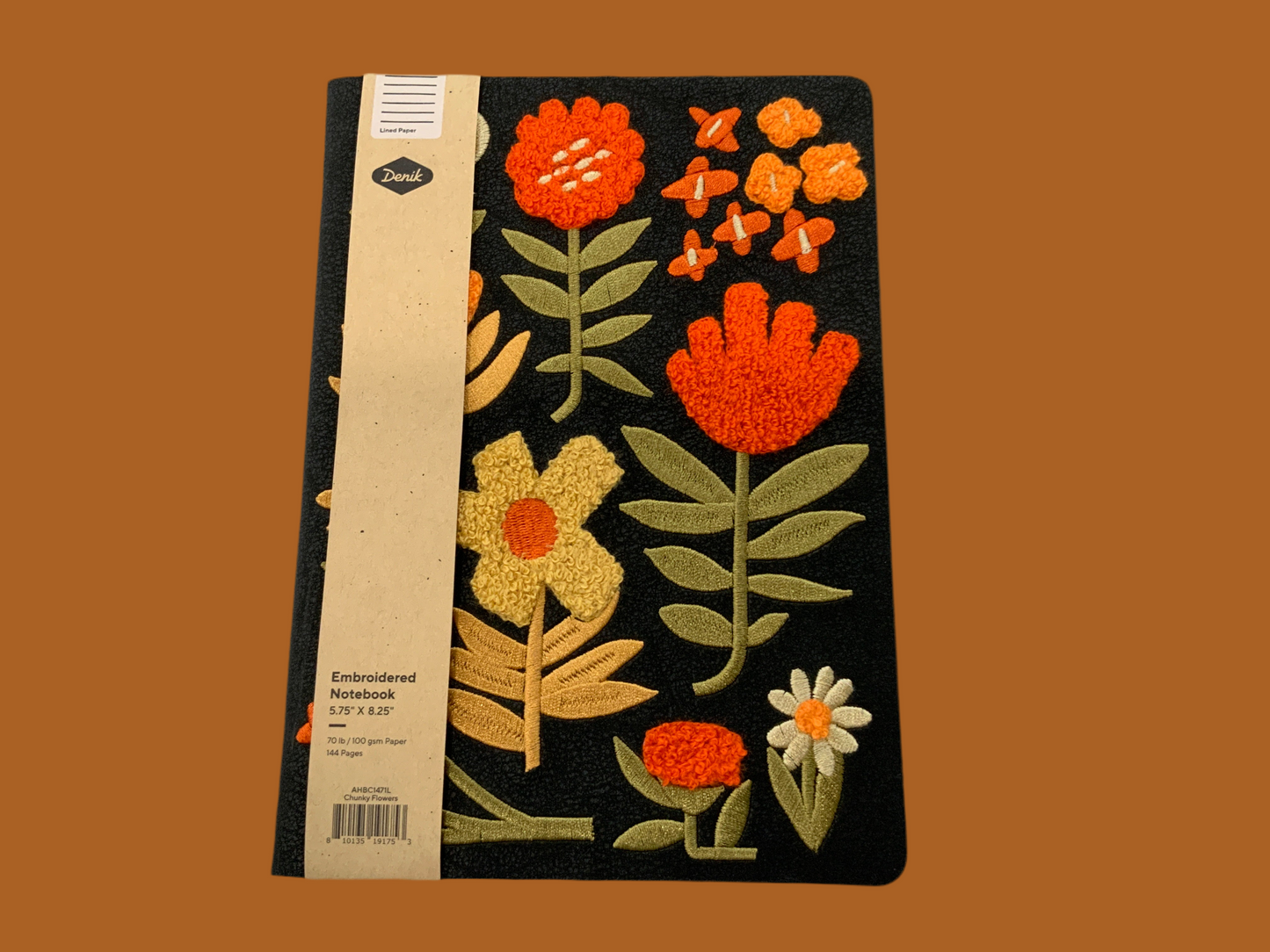 Chunky Flowers Notebook