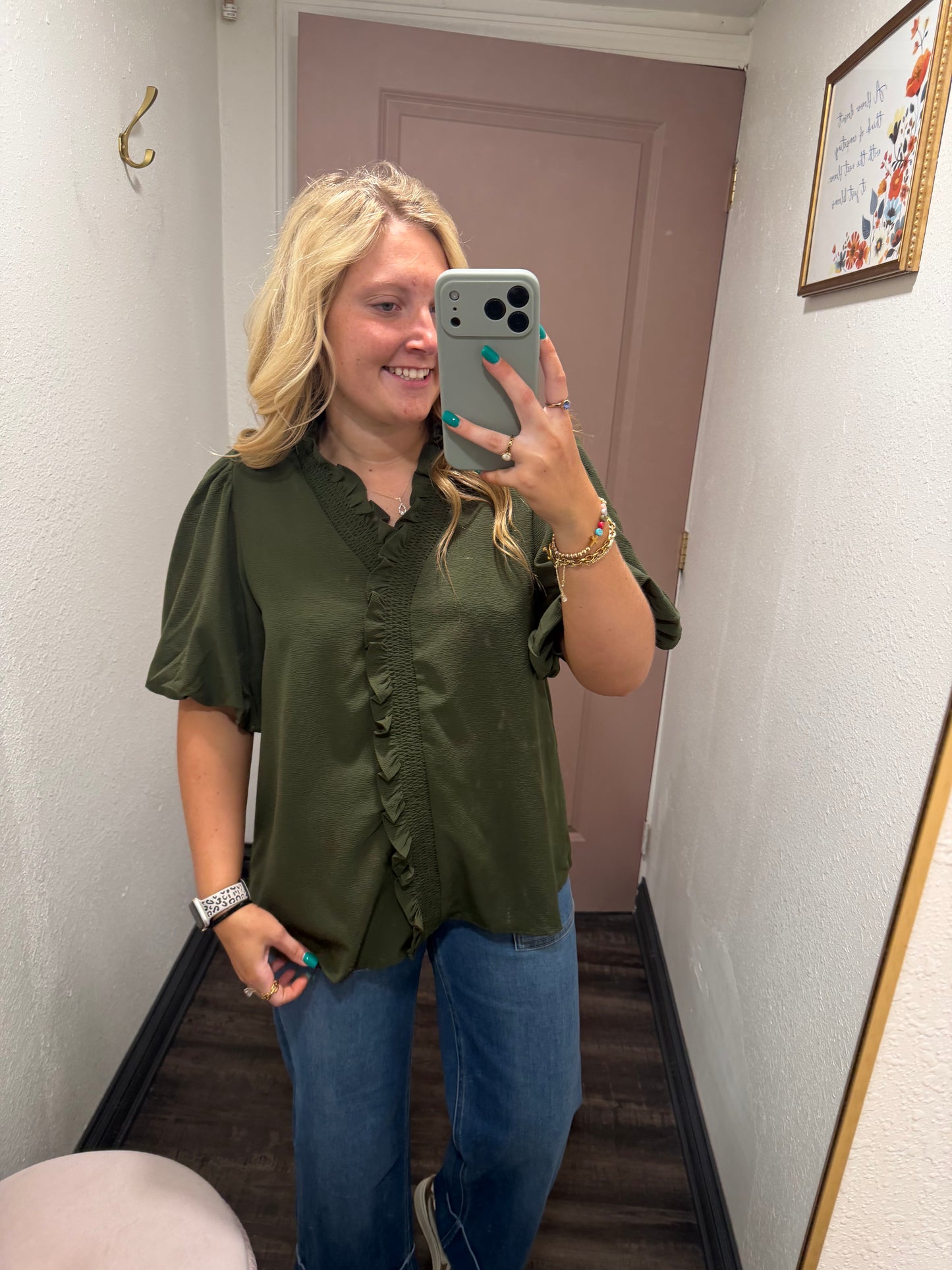 Simply Olive Blouse