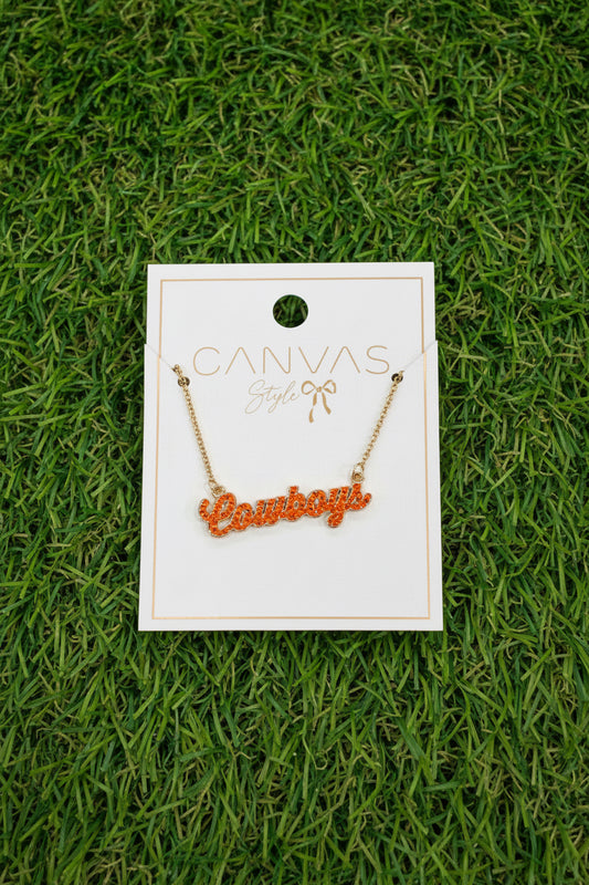 Cowboys Autograph Necklace