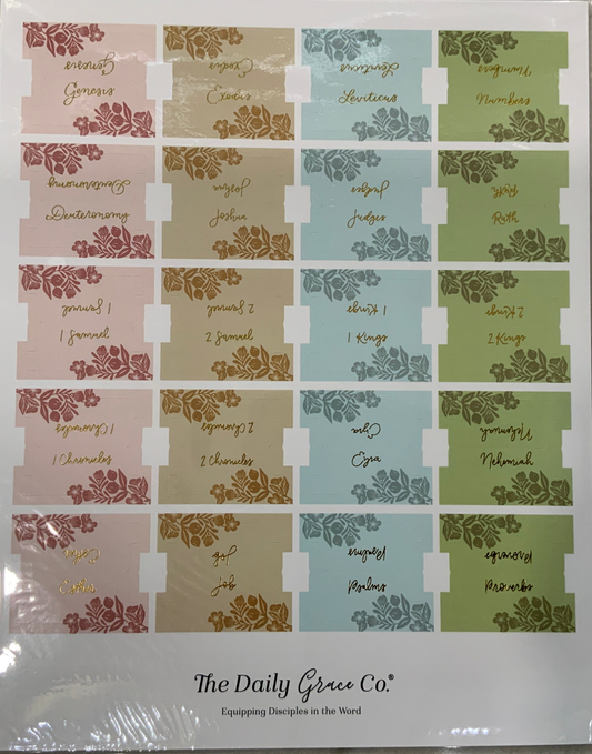 Winter Springs Bible Tabs
