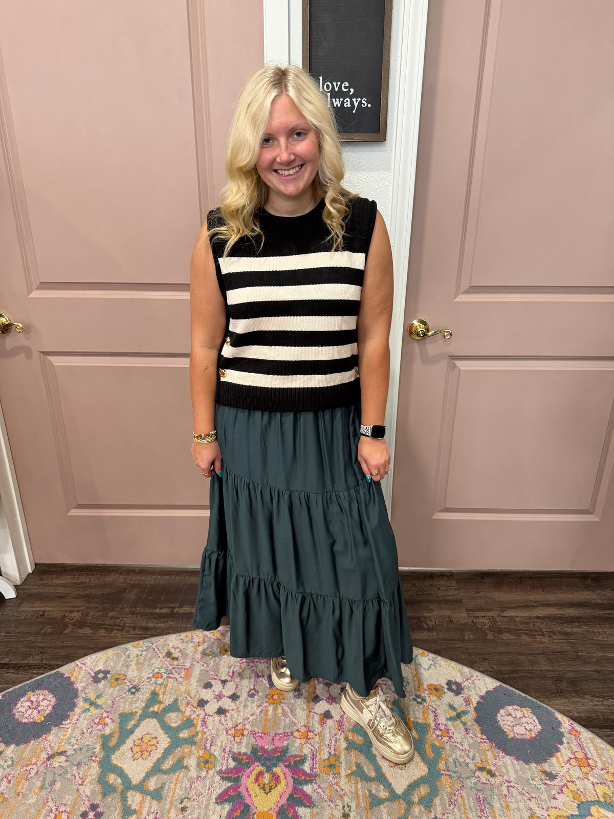 Dark Green Skirt (117)