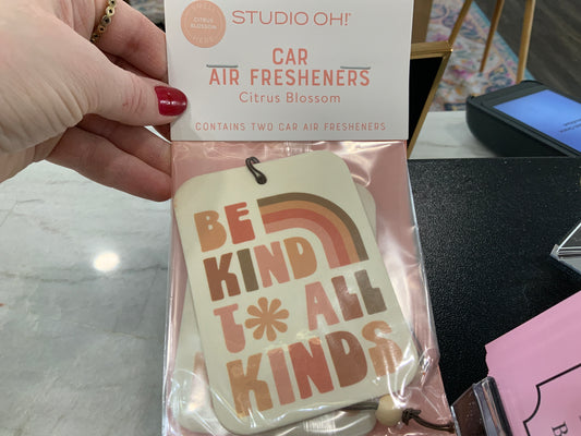 Car Freshener: Be Kind Citrus Blossom