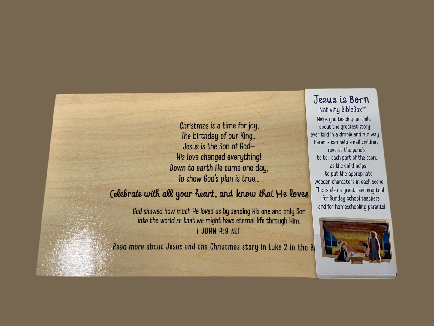Jesus is Born Biblebox