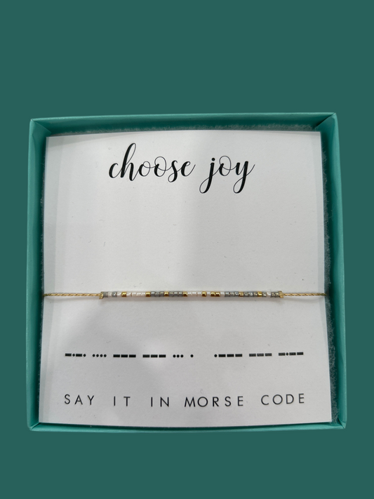 Choose Joy Bracelet - Dot & Dash