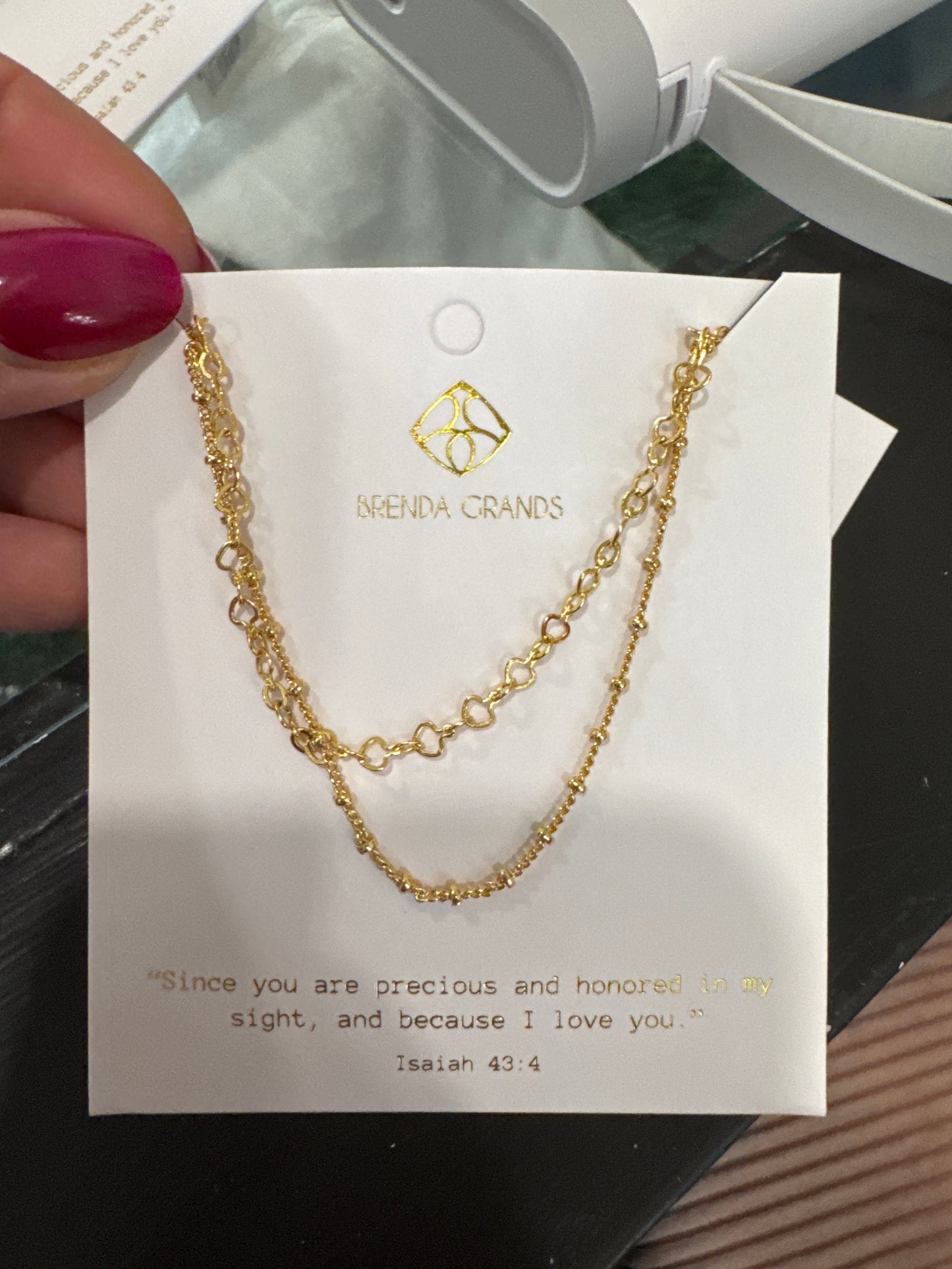 Gold Satellite Layered Necklace