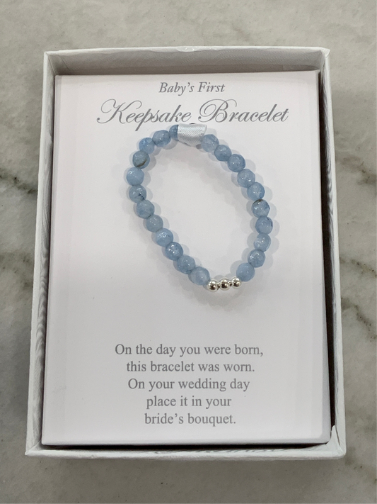 Baby’s First Blue Keepsake Bracelet