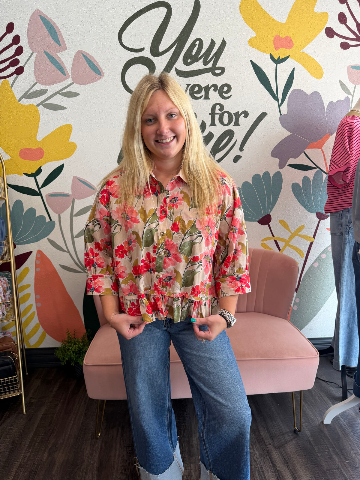 Floral Cute Blouse