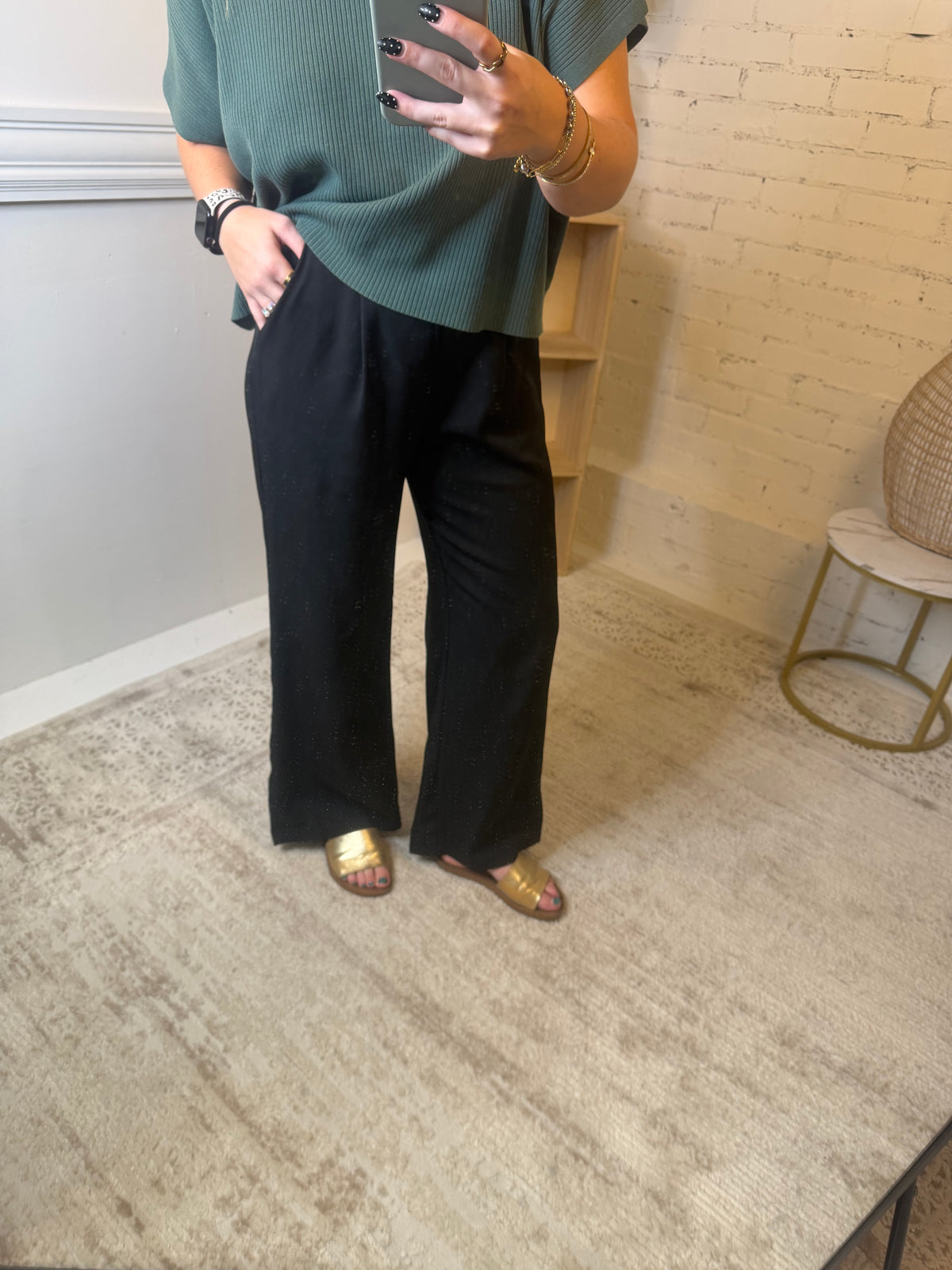 Simply Styled Black Pants (117)