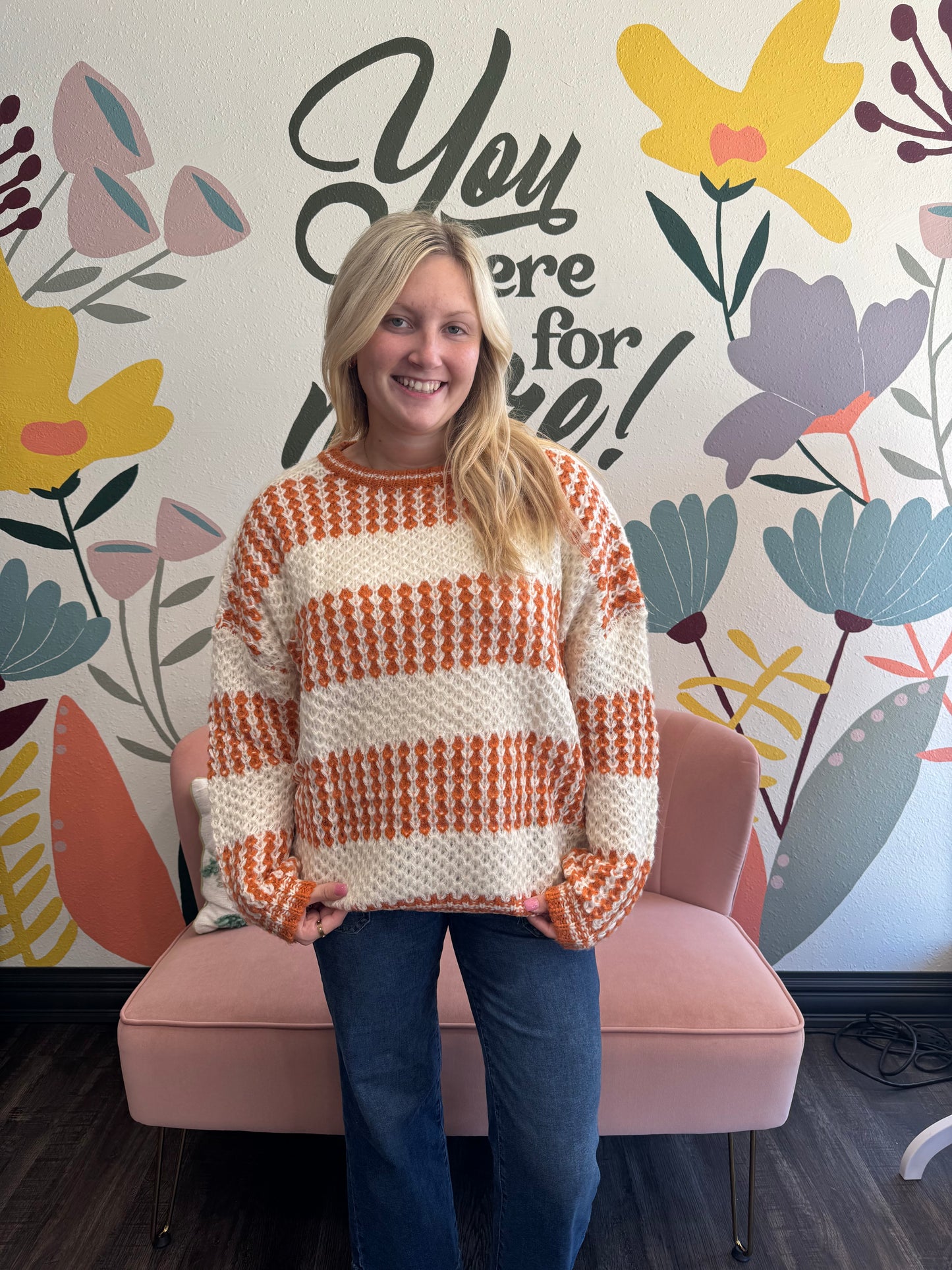 Fall Cozy Pumpkin Sweater