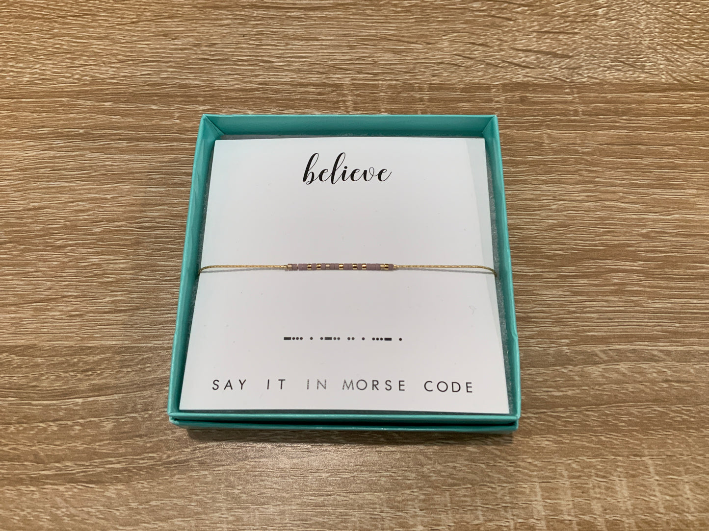 Believe Dot & Dash Bracelet
