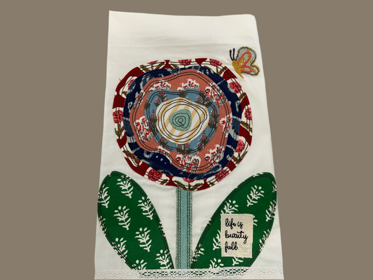 Life is Beautiful tea towel
