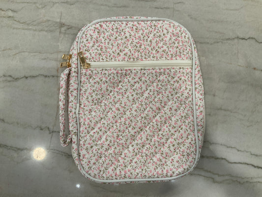 Nash Grey Floral Bible Cover