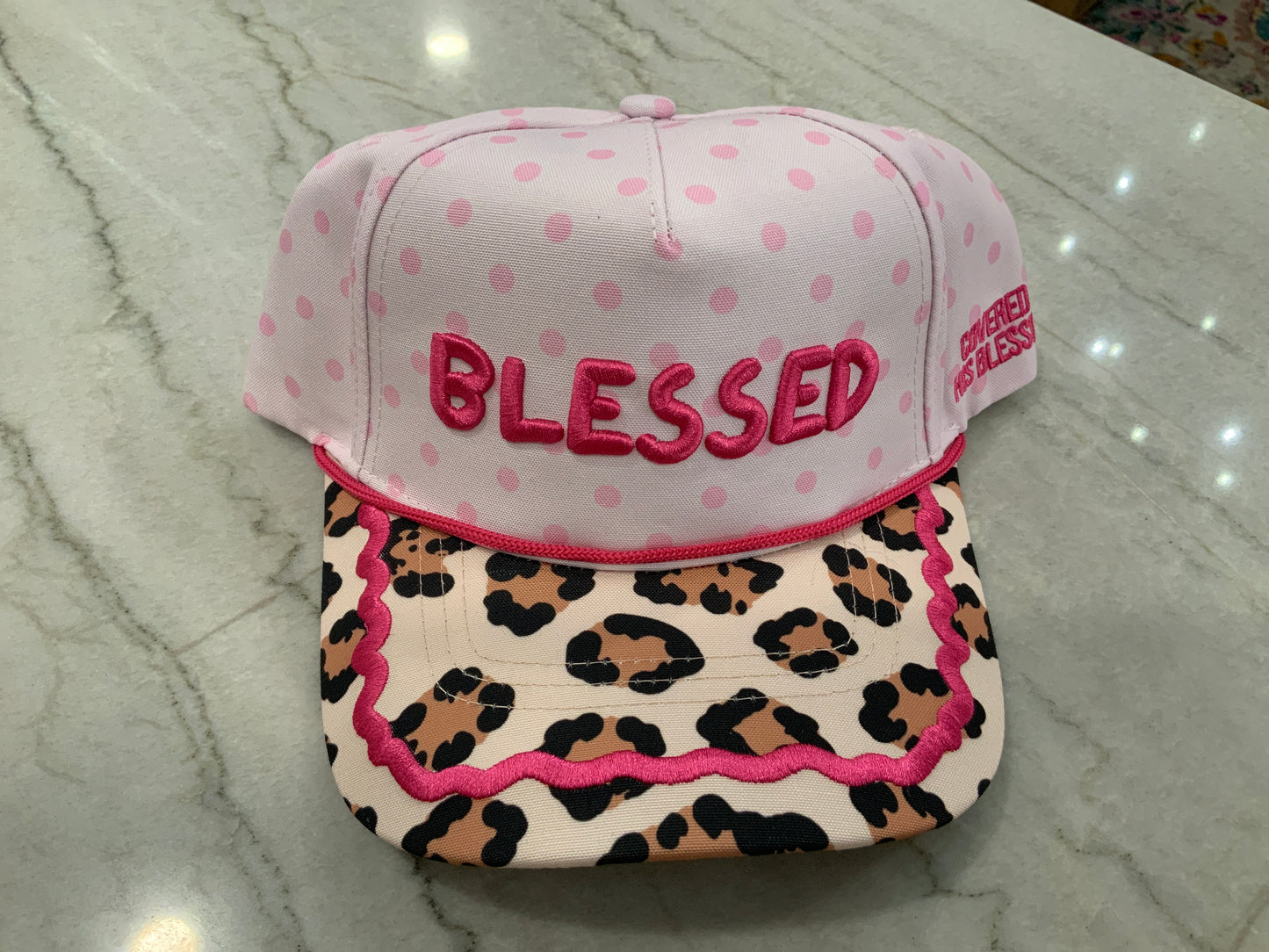 Blessed Pink Cheetah Hat