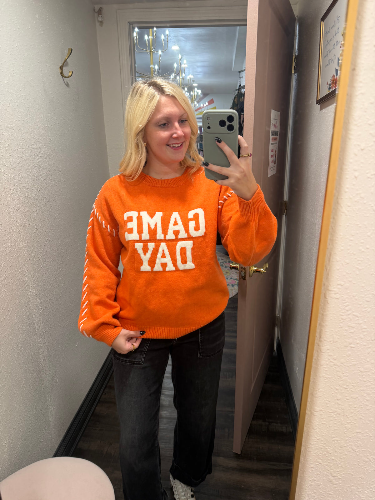 Orange Gameday Sweater