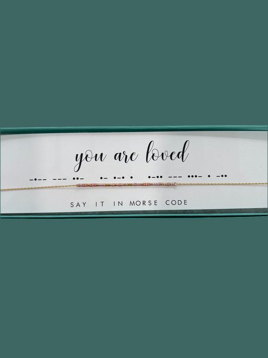 You Are Loved Necklace - Dot & Dash